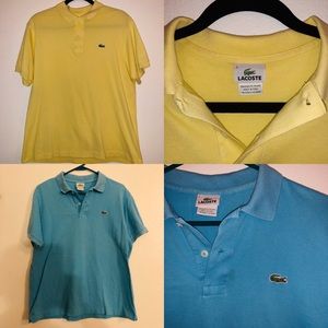 2 Pre-Owned Lacoste Polos Size 5/Large